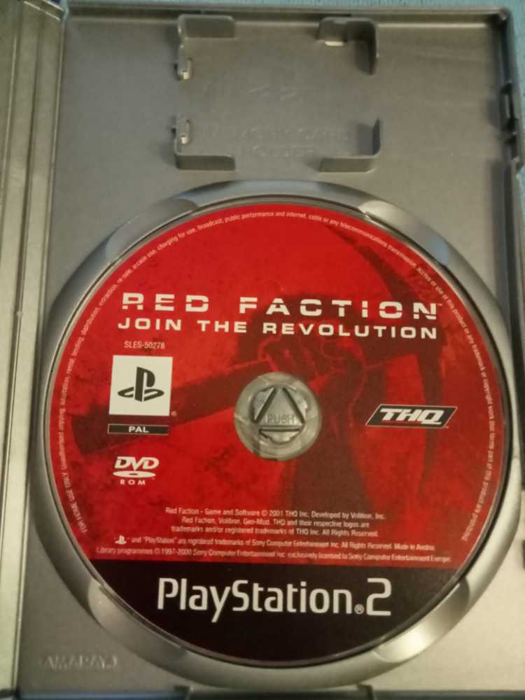 Red Faction [Platinum] PS2 - Sony PlayStation 2 (PS2) (1-2) video game collectible [Barcode 4005209037570] - Main Image 3