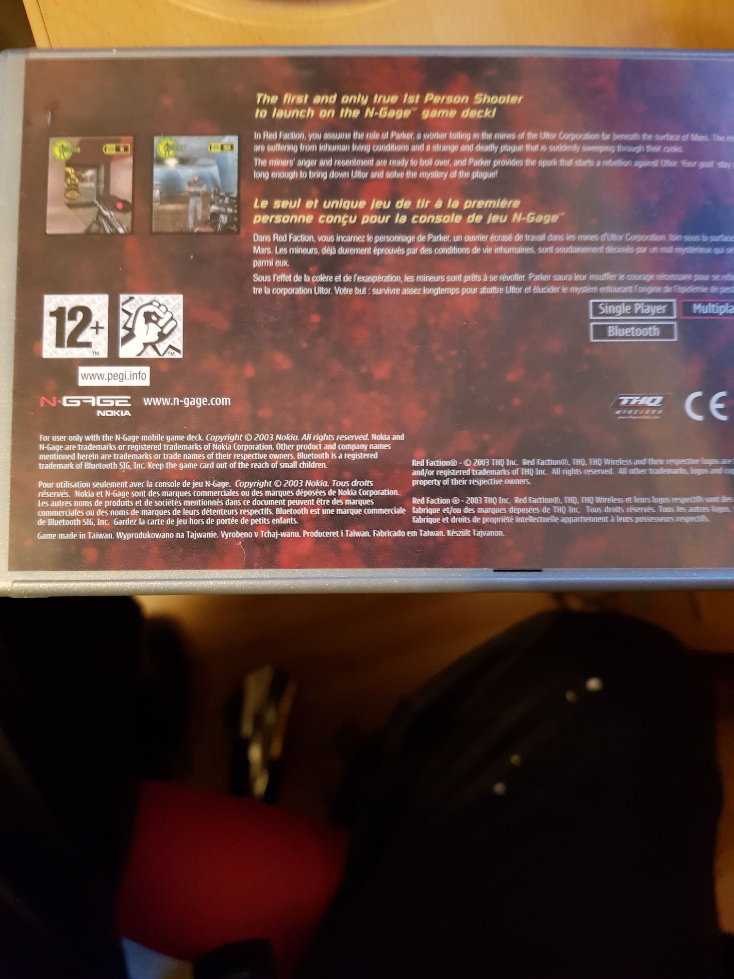 Red Faction - Nokia N-Gage video game collectible - Main Image 2