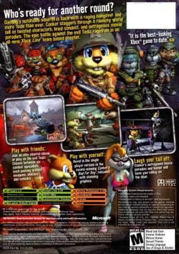 Conker: Live And Reloaded (Xbox Classics) - Microsoft Xbox (Microsoft Game Studios) video game collectible [Barcode 882224047791] - Main Image 2