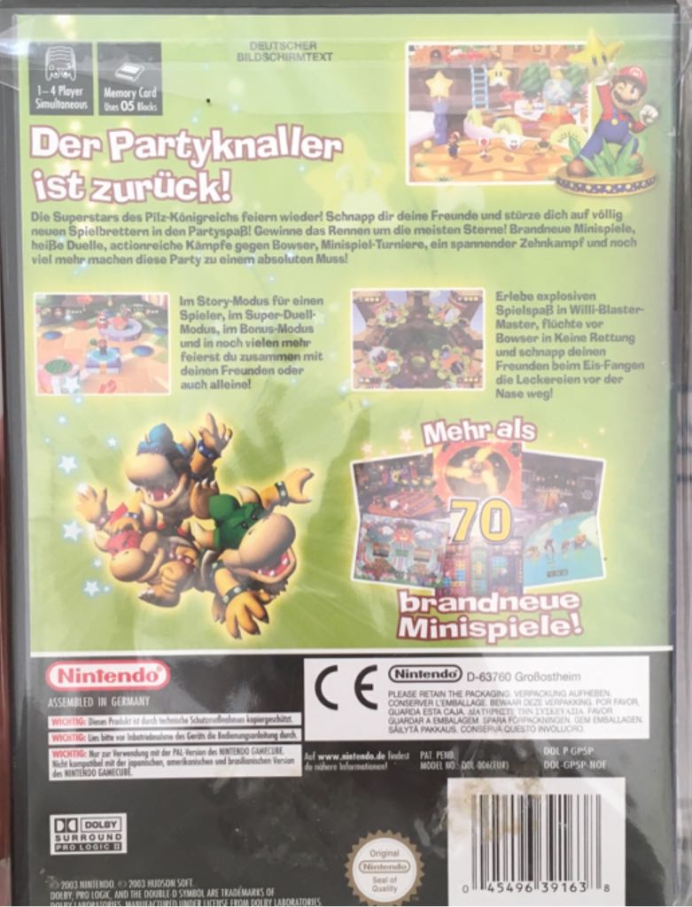 Mario Party 5 - Nintendo GameCube (Nintendo - 4) video game collectible [Barcode 045496391638] - Main Image 2