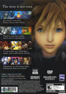 Kingdom Hearts 2 - Sony PlayStation 2 (PS2) (SquareSoft - 1) video game collectible [Barcode 5060121820241] - Main Image 2