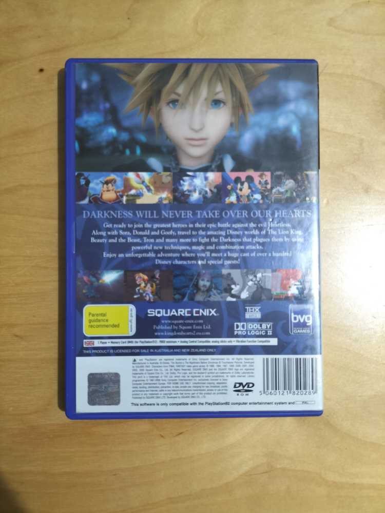 Kingdom Hearts II - Sony PlayStation 2 (PS2) (Square Enix/Disney Interactive - 1) video game collectible [Barcode 5060121820289] - Main Image 2