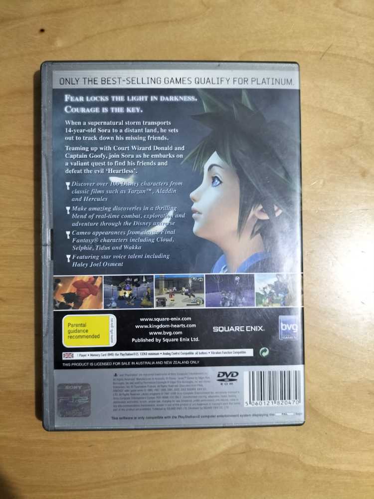 Kingdom Hearts - Sony PlayStation 2 (PS2) (1) video game collectible [Barcode 5060121820470] - Main Image 2