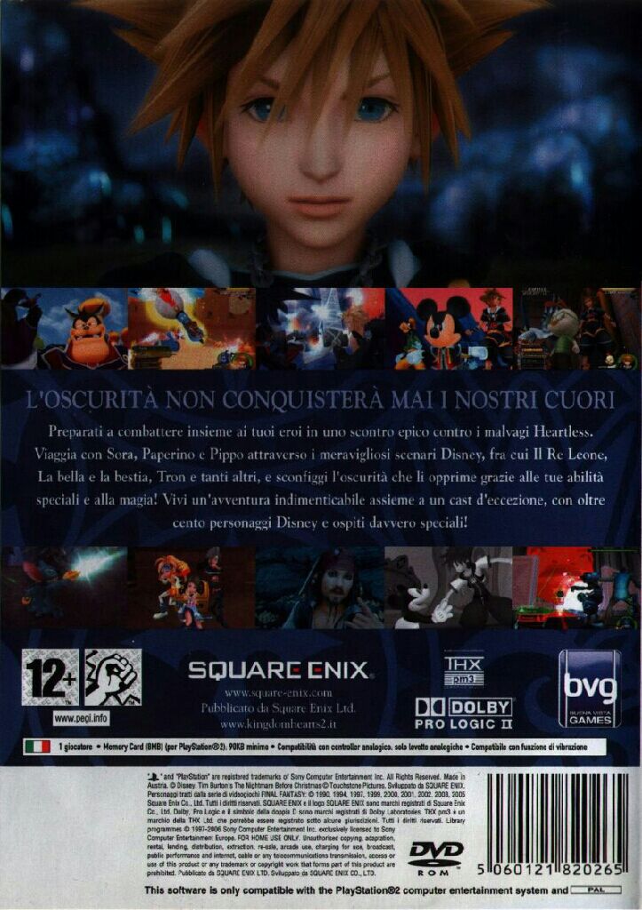 Kingdom Hearts II - Sony PlayStation 2 (PS2) (1) video game collectible [Barcode 5060121821965] - Main Image 2