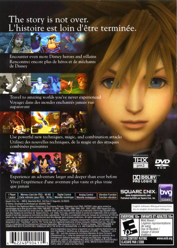 Kingdom Hearts II - Sony PlayStation 3 (PS3) (Square Enix) video game collectible - Main Image 2