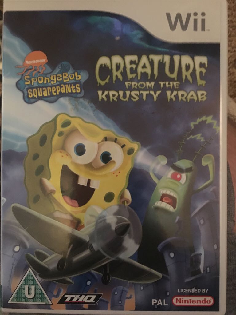 Spongebob Squarepants: Creature From the Krusty Krab - Nintendo Wii video game collectible - Main Image 1