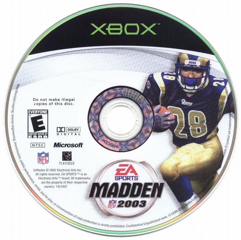 Madden NFL 2003 - Microsoft Xbox (Ea Sports - 1-4) video game collectible [Barcode 5030930031992] - Main Image 3