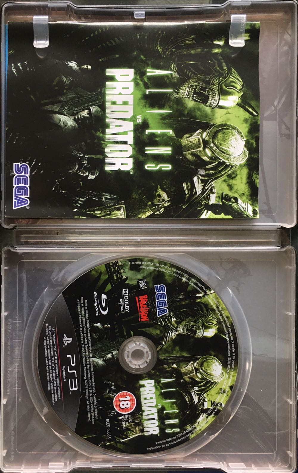 Aliens Vs Predator - Sony PlayStation 3 (PS3) video game collectible - Main Image 3