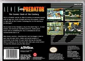 Aliens Vs Predator - Nintendo Super Nintendo Entertainment System (SNES) video game collectible - Main Image 2