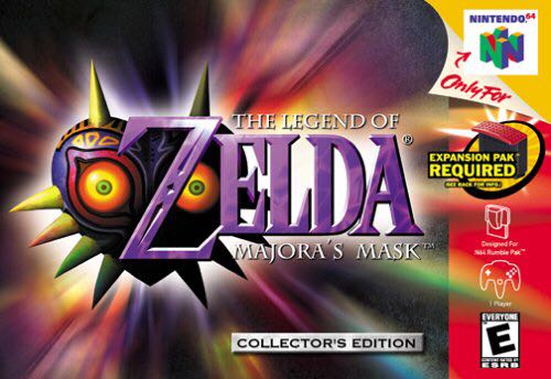 The Legend of Zelda: Majoras Mask - Nintendo Wii Virtual Console video game collectible - Main Image 1
