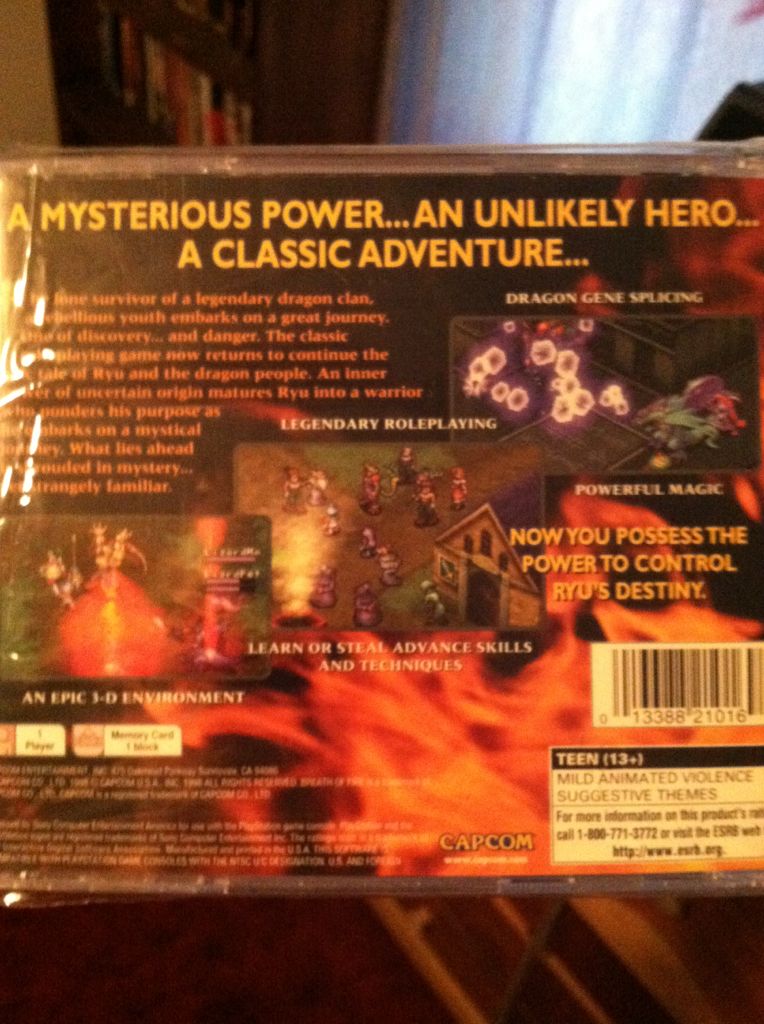 Breath of Fire III - Sony PlayStation (Capcom - 1) video game collectible [Barcode 4014762800149] - Main Image 2