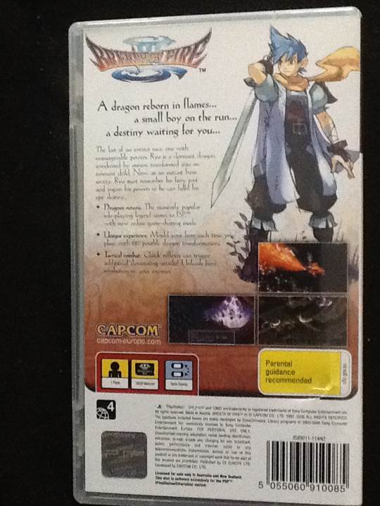 Breath of Fire III - Sony PlayStation Portable (PSP) (CE Europe, Ltd. - 1) video game collectible [Barcode 5055060910078] - Main Image 2