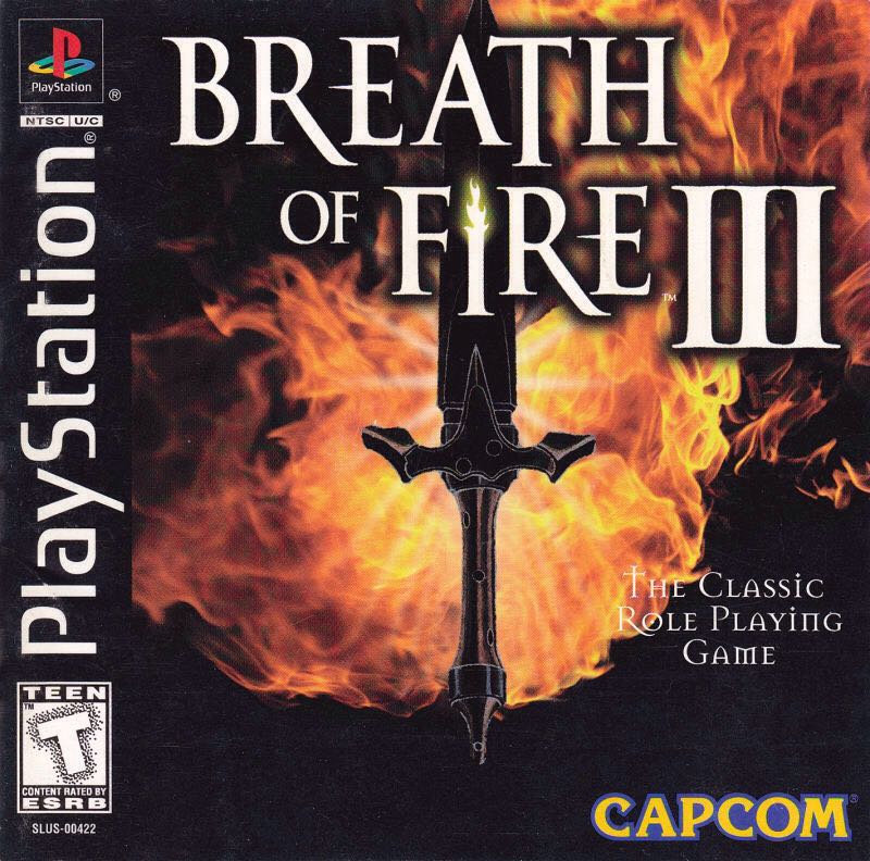 Breath of Fire III - Sony PlayStation (Capcom - 1) video game collectible - Main Image 2