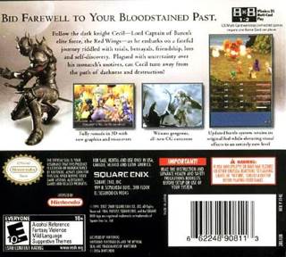 Final Fantasy IV - Nintendo DS (Square Enix - 1) video game collectible [Barcode 662248908113] - Main Image 2