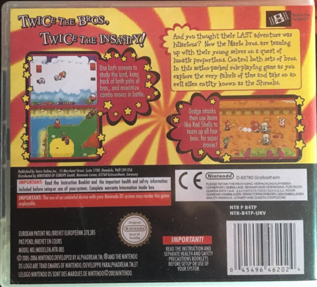 Mario And Luigi: Partners In Time - Nintendo DS video game collectible - Main Image 2