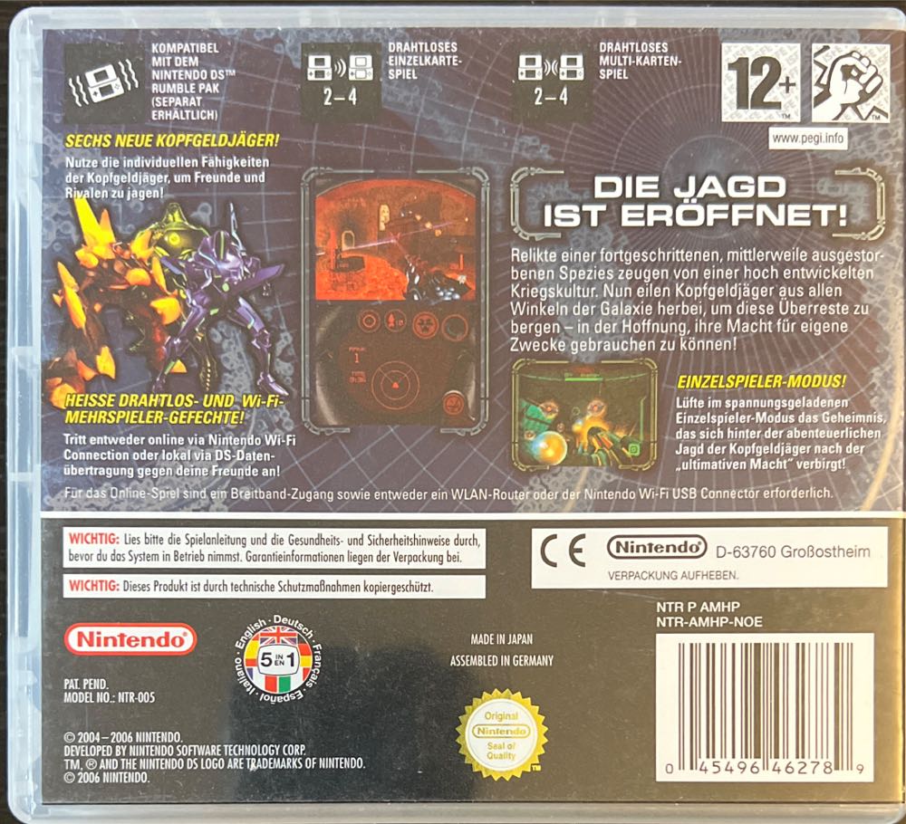 Metroid Prime Hunters - Nintendo DS (Nintendo - 4) video game collectible [Barcode 045496462789] - Main Image 4