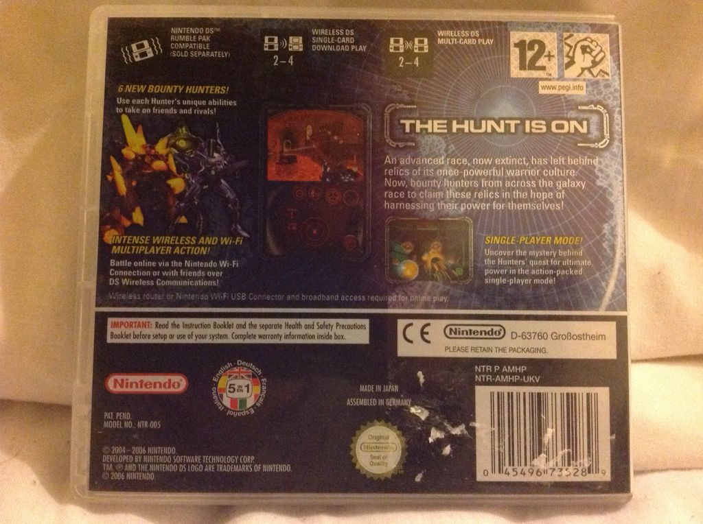 Metroid Prime Hunters - Nintendo DS (Nintendo - 1-4) video game collectible [Barcode 045496735289] - Main Image 2