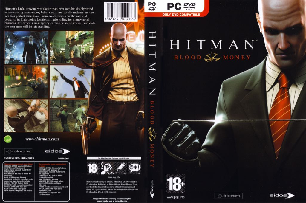 Hitman: Blood Money - Valve Steam (Eidos - 1) video game collectible [Barcode 5050740022980] - Main Image 2