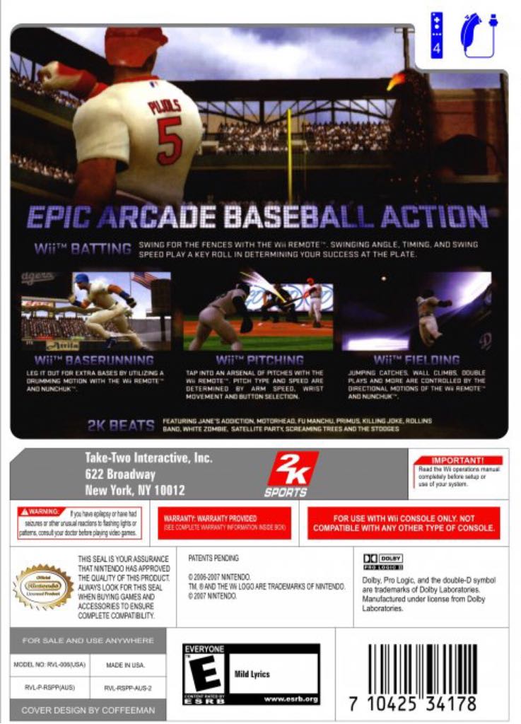 Bigs, The - Nintendo Wii (2K Sports - 1) video game collectible [Barcode 5026555042048] - Main Image 2