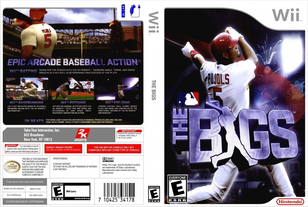 The Bigs - Nintendo Wii video game collectible [Barcode 5026555042055] - Main Image 2