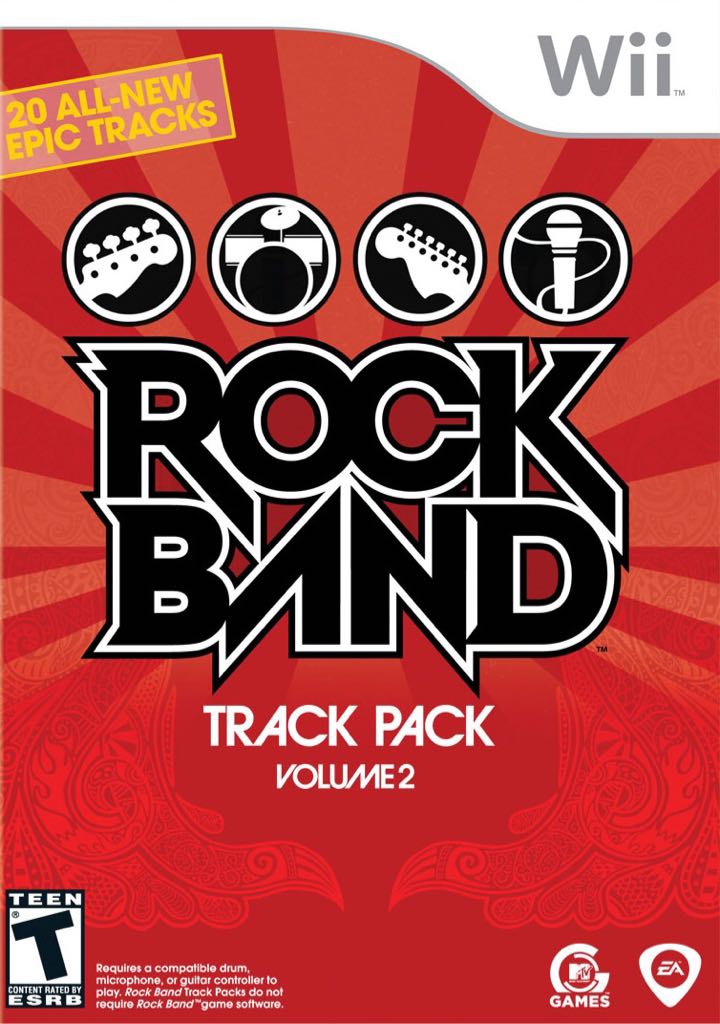 Rock Band: Track Pack Volume 2  video game collectible - Main Image 1