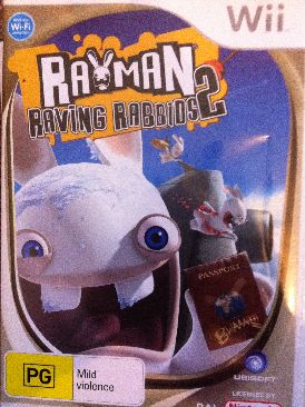 Rayman Raving Rabbids 2 - Nintendo Wii video game collectible [Barcode 3307219327841] - Main Image 1