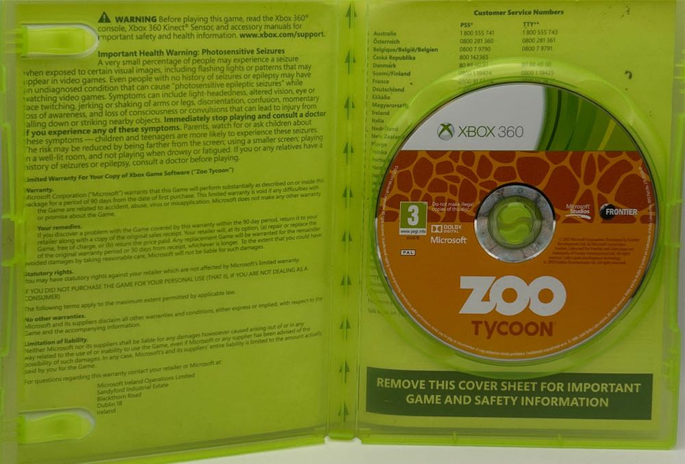Zoo Tycoon - Microsoft Xbox 360 video game collectible [Barcode 885370662740] - Main Image 3