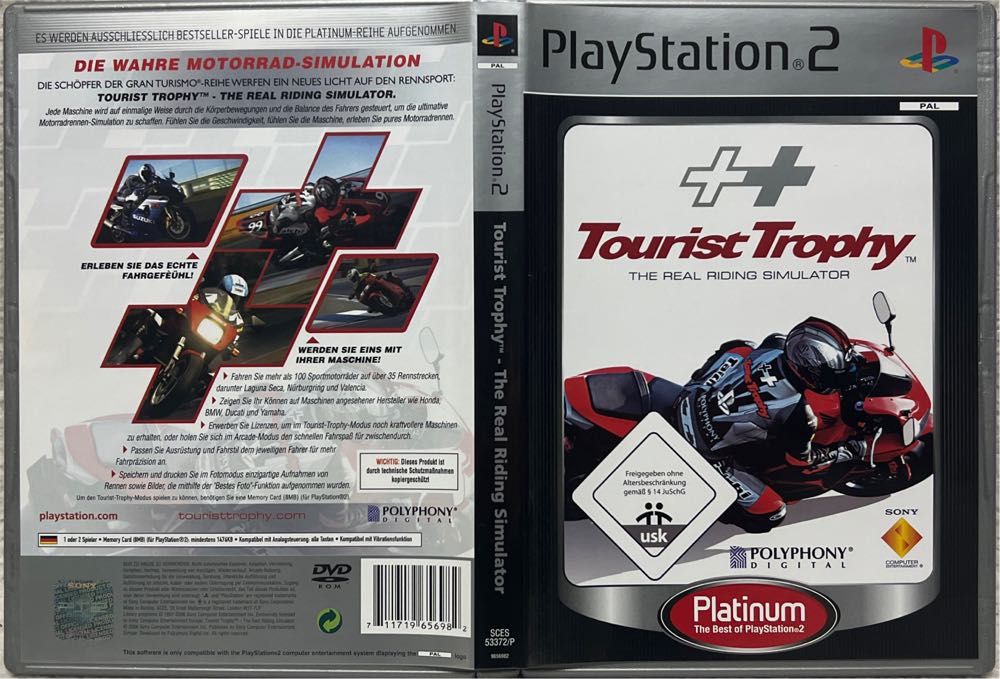 Tourist Trophy - Sony PlayStation 2 (PS2) video game collectible [Barcode 711719656982] - Main Image 3