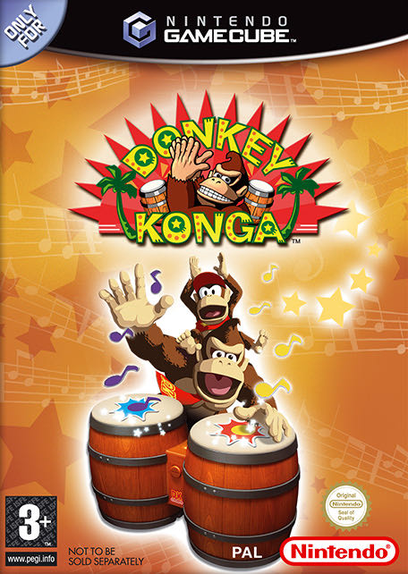 Donkey Konga - Nintendo GameCube (Nintendo - 4) video game collectible [Barcode 0045496961299] - Main Image 2