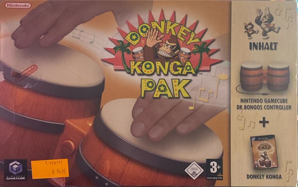 Donkey Konga - Nintendo GameCube (Nintendo - 1-4) video game collectible [Barcode 045496392673] - Main Image 4