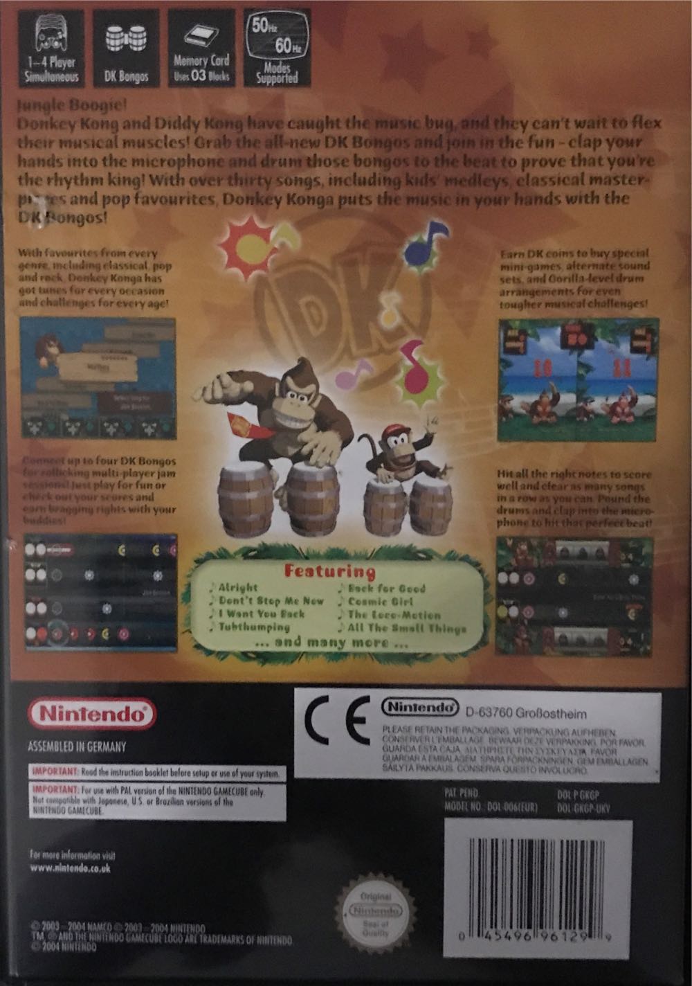 Donkey Konga - Nintendo GameCube (Ninetndo - 1-4) video game collectible - Main Image 2