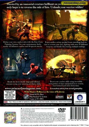 Prince Of Persia: Warrior Within - Sony PlayStation 2 (PS2) (Ubisoft - 1) video game collectible [Barcode 008888321989] - Main Image 2