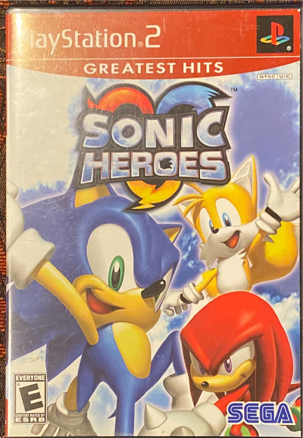 Sonic Heroes (Greatest Hits) - Sony PlayStation 2 (PS2) (Sega - 2) video game collectible [Barcode 010086630398] - Main Image 3
