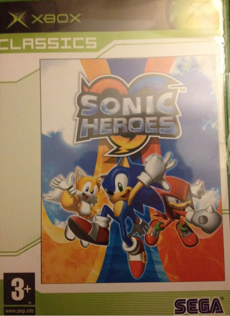 Sonic Heroes - Microsoft Xbox (Sega - 2) video game collectible - Main Image 1