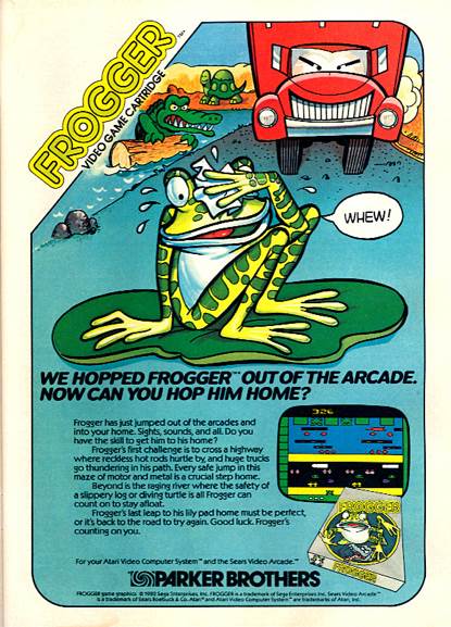 Frogger - Atari 2600 video game collectible - Main Image 2