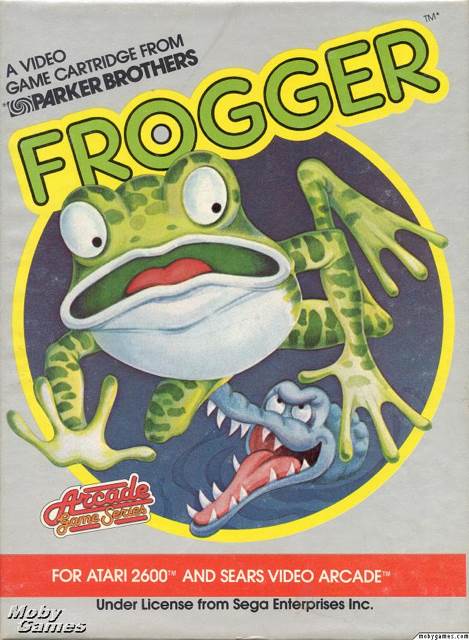 Frogger - Atari 2600 video game collectible - Main Image 1