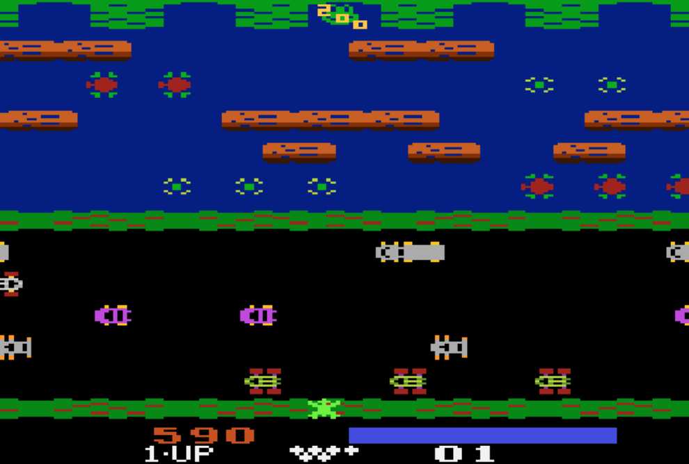 Frogger - Atari 2600 Jr. video game collectible - Main Image 2