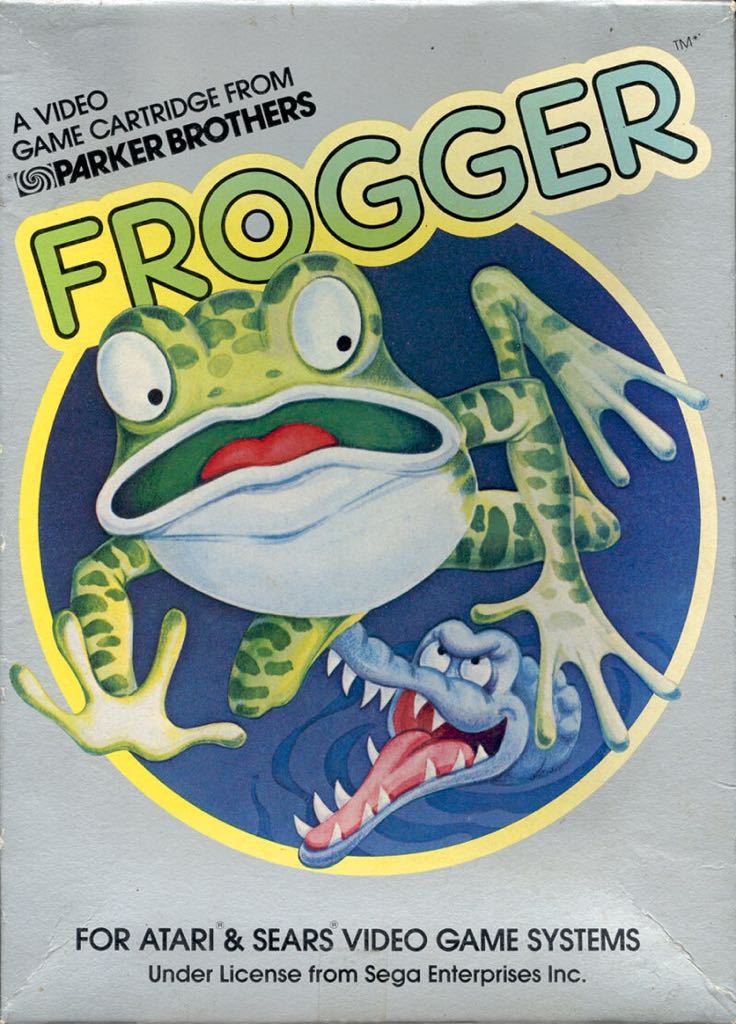 Frogger - Atari 2600 video game collectible - Main Image 1