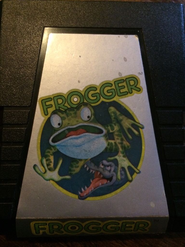 Frogger - Atari 2600 video game collectible - Main Image 1