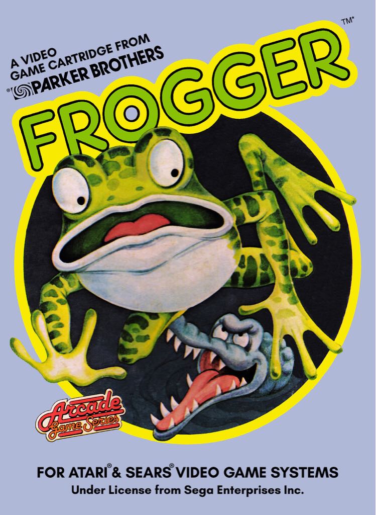 Frogger - Atari 2600 (Parker Brothers) video game collectible - Main Image 1