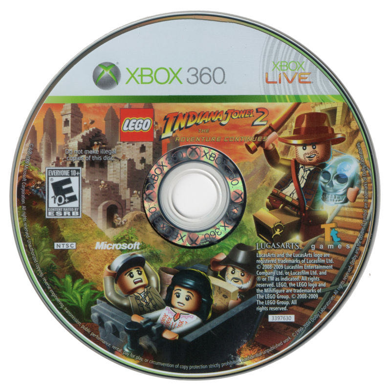 LEGO Indiana Jones 2: The Adventure Continues - PC (Lucas Arts - 1-2) video game collectible [Barcode 023272008598] - Main Image 3