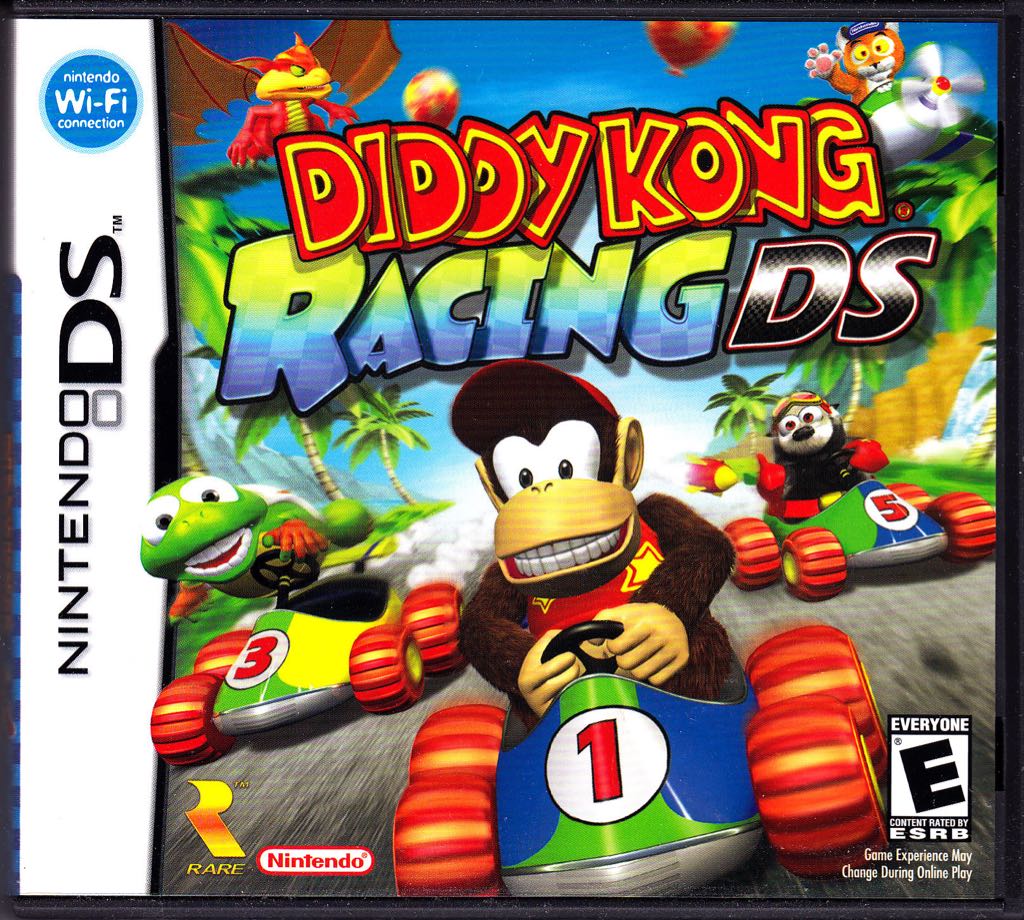 Diddy Kong Racing - Nintendo 64 (N64) (Rareware - Missing Manual 2) video game collectible - Main Image 2