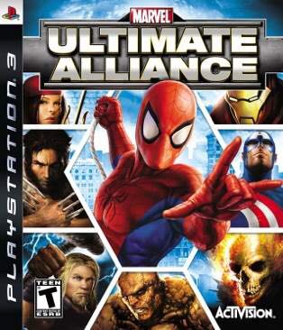 Marvel: Ultimate Alliance - Sony PlayStation 3 (PS3) (Activision - 4) video game collectible [Barcode 0047875814998] - Main Image 1
