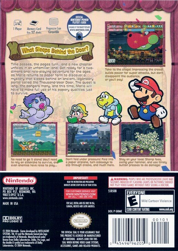 Paper Mario: The Thousand-Year Door - Nintendo GameCube (Nintendo - 1) video game collectible - Main Image 2