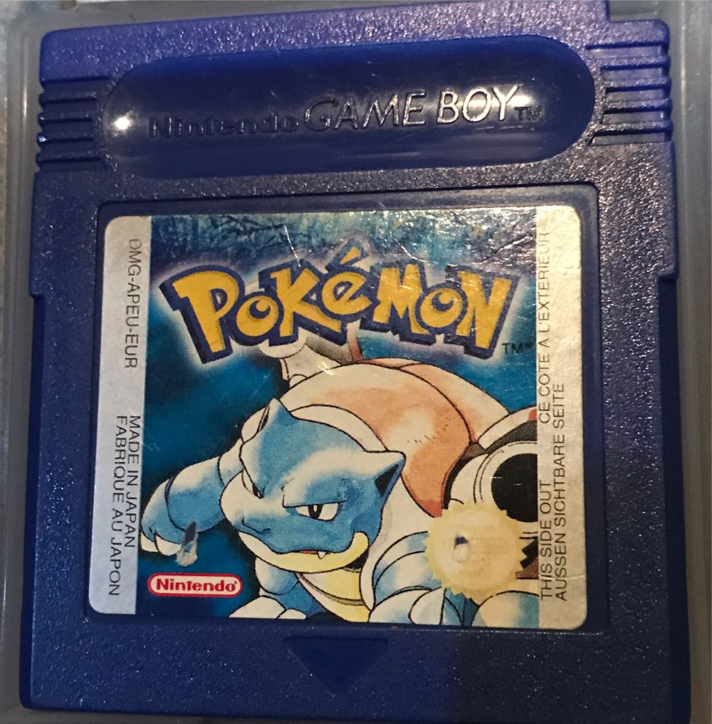 Pokemon Blue - Nintendo Game Boy (Nintendo - 1) video game collectible [Barcode 045496460785] - Main Image 3