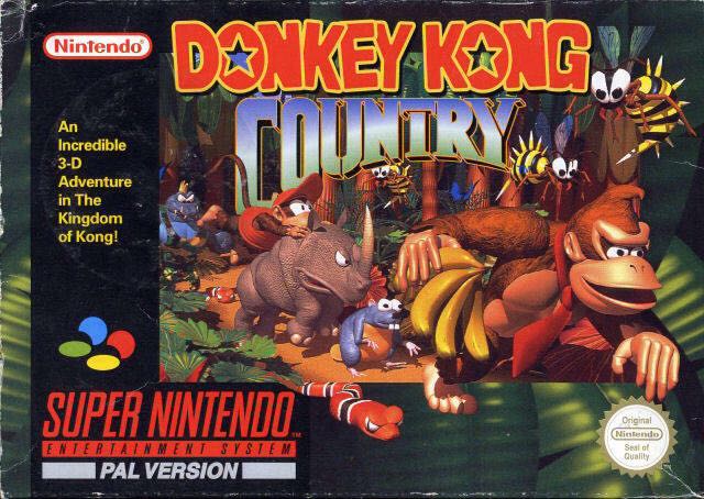 Donkey Kong Country - Nintendo Super Nintendo Entertainment System (SNES) video game collectible - Main Image 2