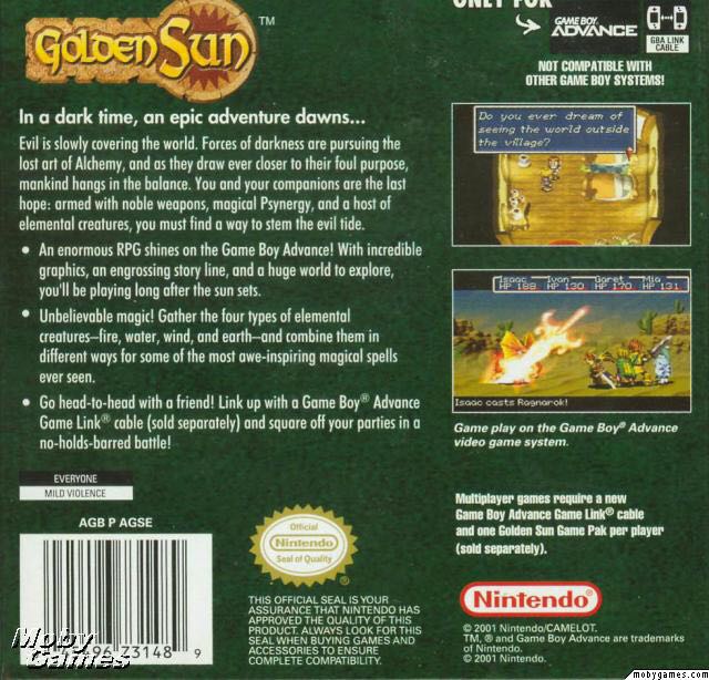 Golden Sun - Nintendo Wii U (1) video game collectible - Main Image 2