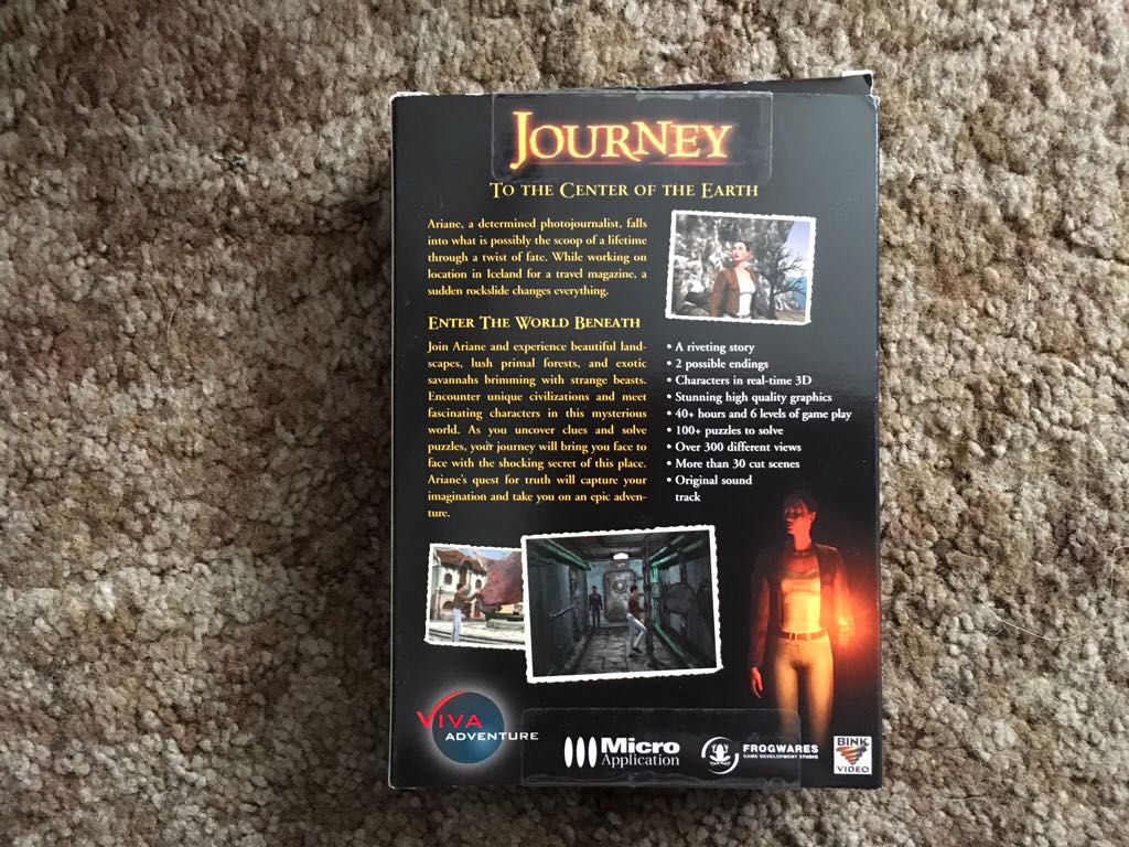 Journey to the Center of the Earth - PC video game collectible [Barcode 838639001293] - Main Image 2