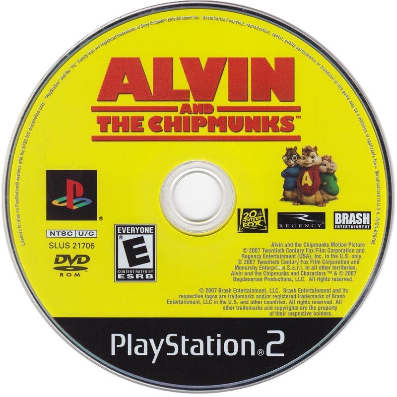 Alvin And The Chipmunks - Sony PlayStation 2 (PS2) (Brash Entertainment - 2) video game collectible [Barcode 890181002005] - Main Image 3