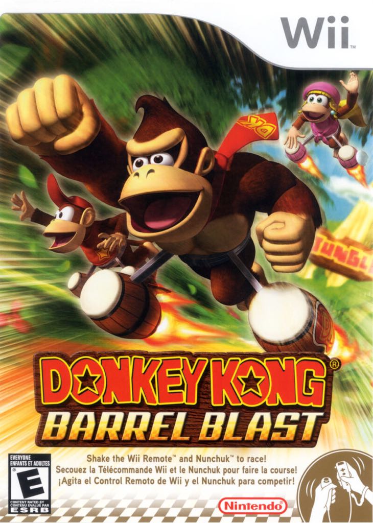 Donkey Kong Barrel Blast - Nintendo Wii video game collectible - Main Image 1